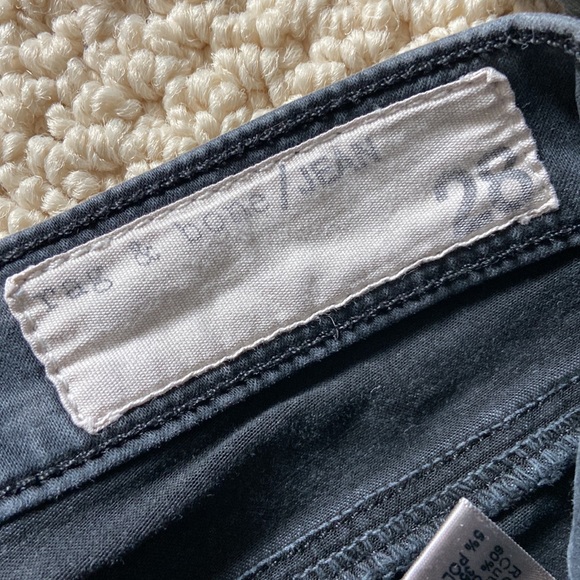 Skinny Soft Rag and Bone Jean Leggings in Charcoal Grey - Picture 8 of 11